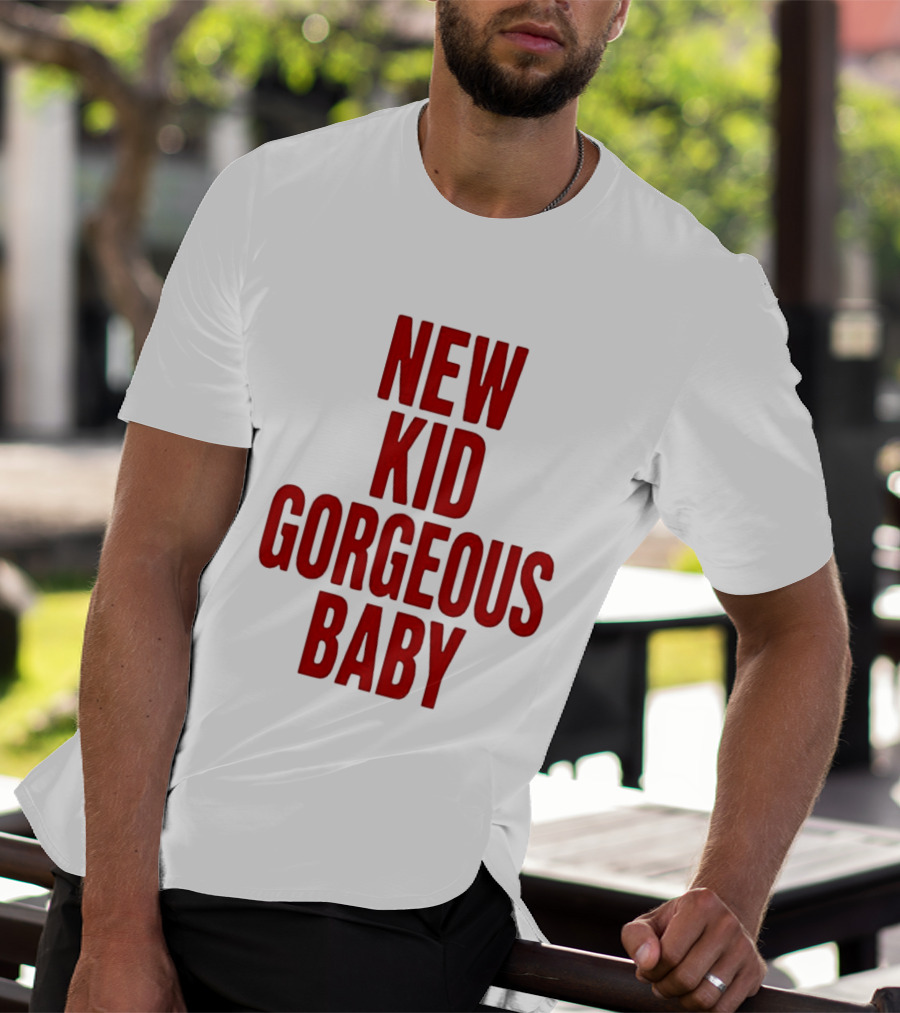 New Kid Gorgeous Baby John Mulaney Red T-Shirt