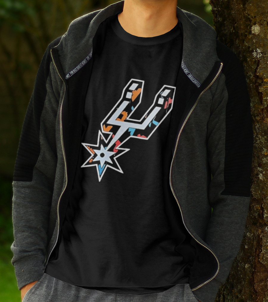 San Antonio Spurs Fiesta Colors NBA T-Shirt