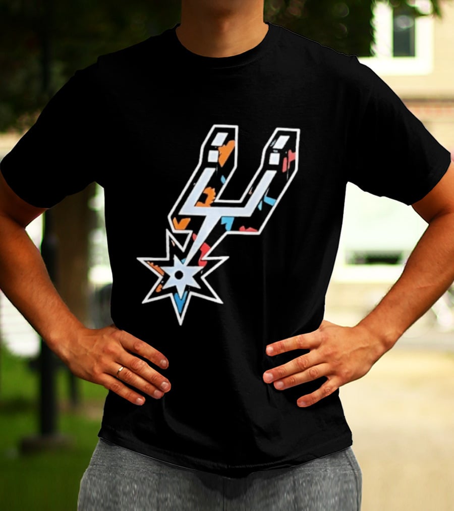 San Antonio Spurs Fiesta Colors NBA T-Shirt