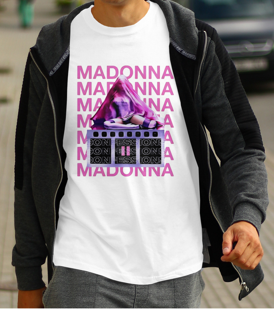 Madonna Confessions II Pink Veil Performance T-Shirt