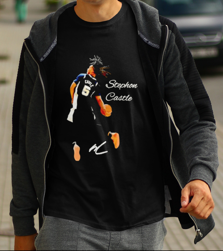 Stephon Castle San Antonio Spurs NBA Basketball Player 5 T-Shirt