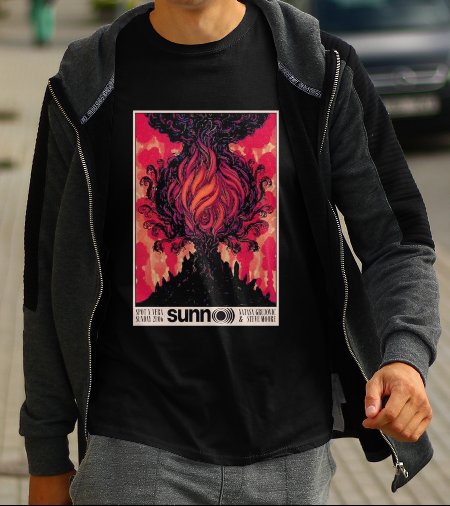 Sunn O Spot X Vera June 21 2026 Groningen NL Natasa Grujovic Steve Moore T-Shirt