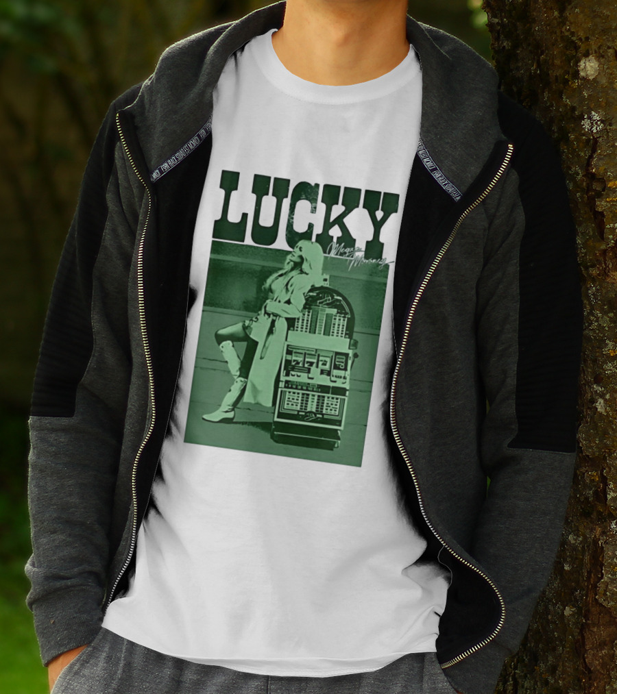 Megan Moroney LUCKY Retro Slot Machine T-Shirt
