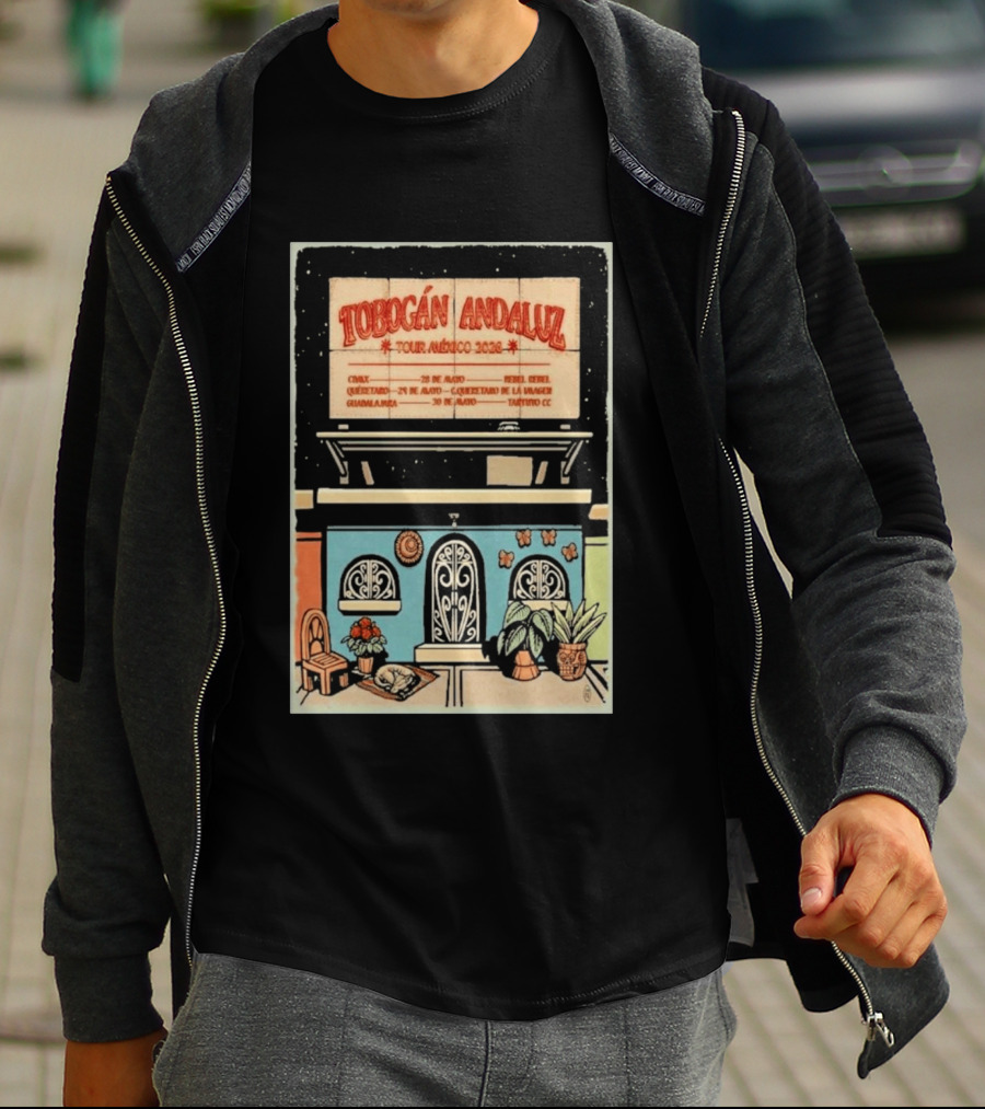 Tobogán Andaluz Tour México 2026 Mexico City Querétaro Guadalajara Concert T-Shirt