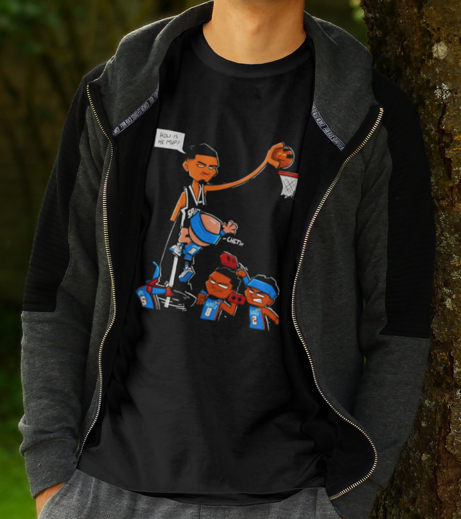 Victor Wembanyama San Antonio Spurs Vs Chet Holmgren Oklahoma City Thunder NBA MVP Debate T-Shirt