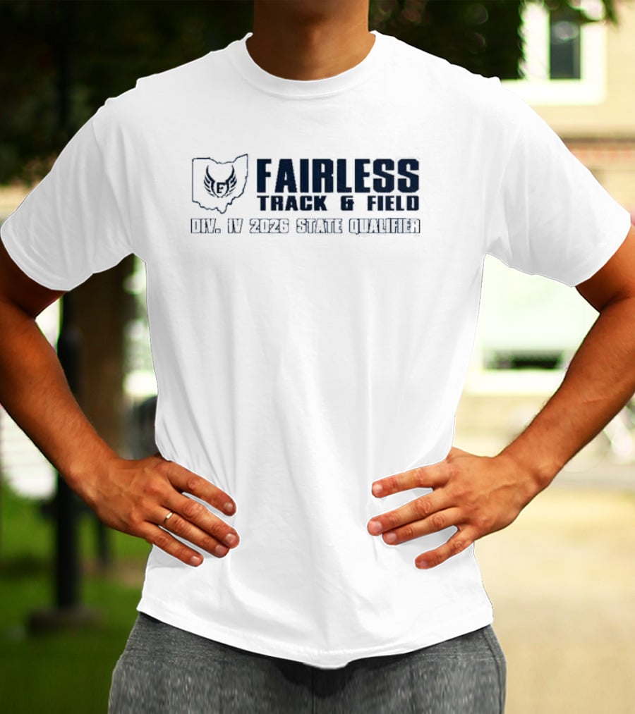 Fairless Track And Field Div IV 2026 State Qualifier Ohio Map Owl T-Shirt