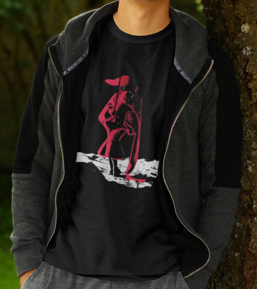 Adelaxo Adela Abstract Red Figure T-Shirt