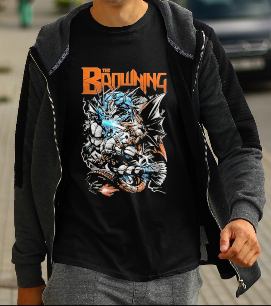 The Browning Fixt Charizard Battle T-Shirt