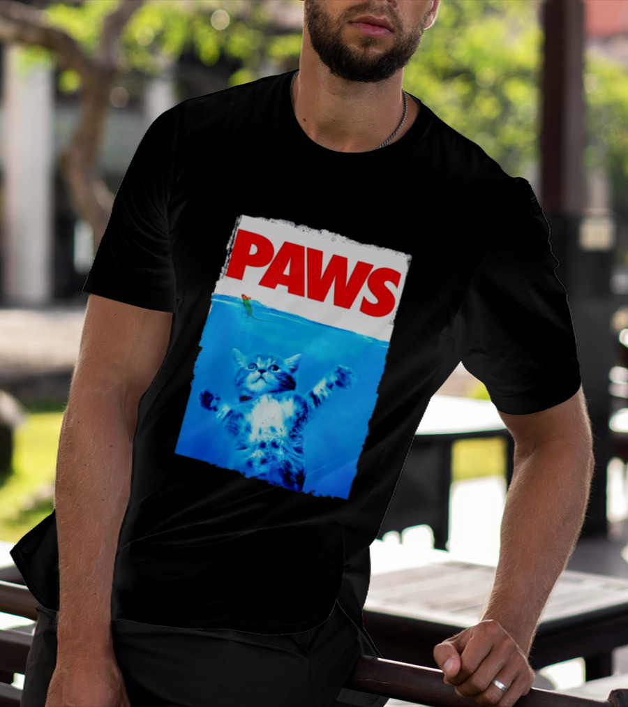 Jaws Universal Steven Spielberg Amblin Entertainment Paws Kitten Mouse T-Shirt