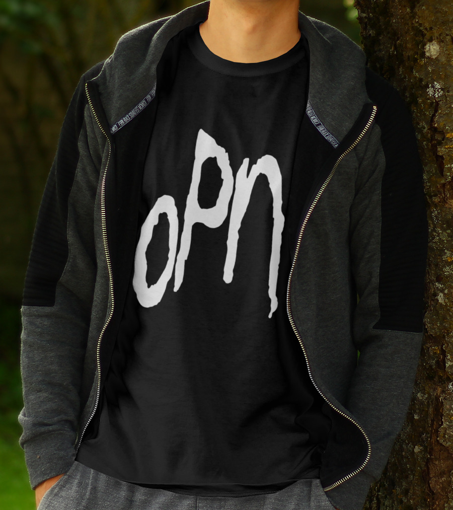 Oneohtrix Point Never OPN Stylized Text Hipster Band T-Shirt