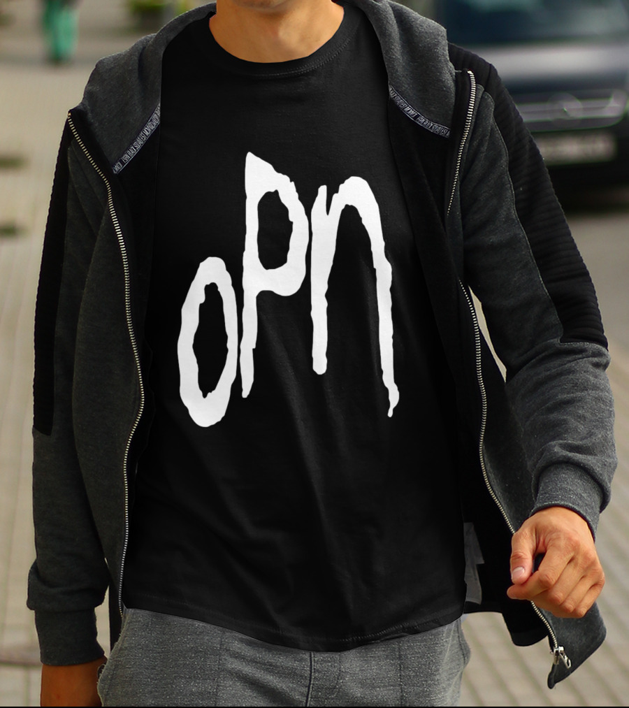 Oneohtrix Point Never OPN Stylized Text Hipster Band T-Shirt