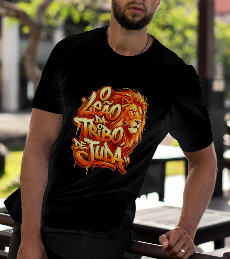 O Leão Da Tribo De Judá Lion T-Shirt
