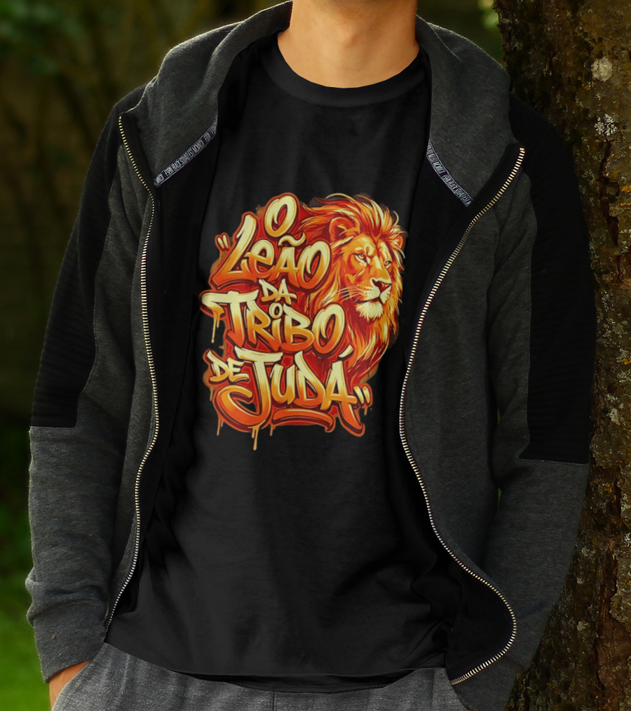 O Leão Da Tribo De Judá Lion T-Shirt