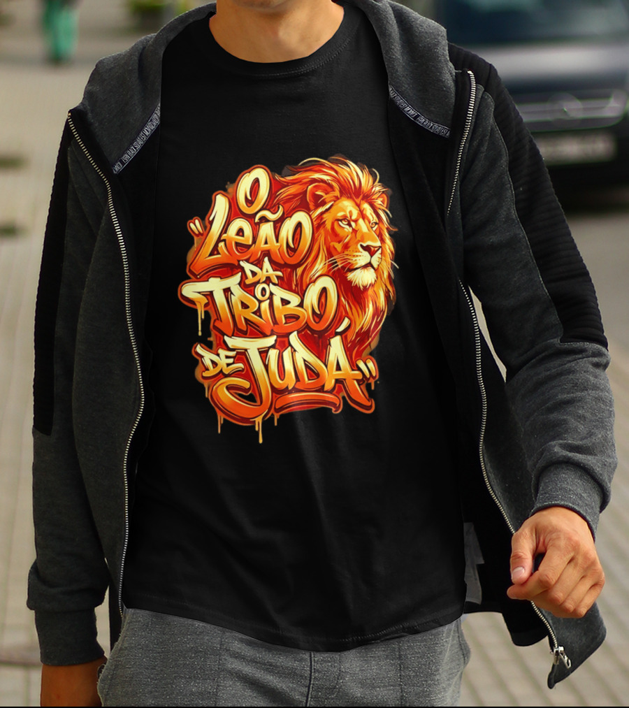 O Leão Da Tribo De Judá Lion T-Shirt