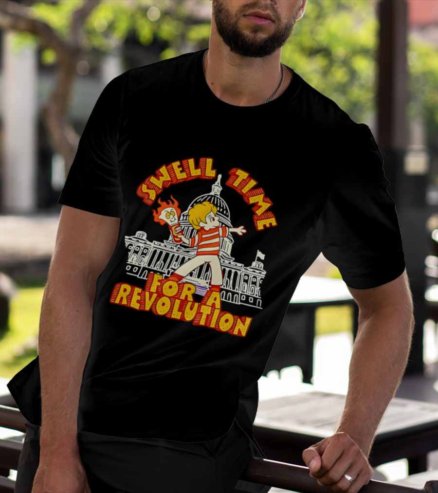 Swell Time For A Revolution Schoolhouse Rock Capitol Dome T-Shirt