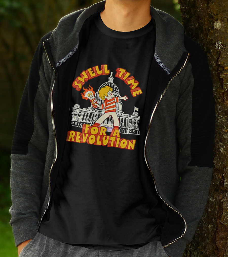 Swell Time For A Revolution Schoolhouse Rock Capitol Dome T-Shirt