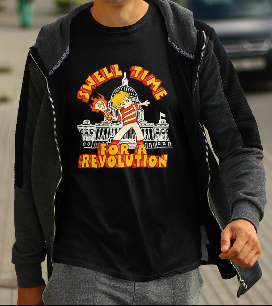 Swell Time For A Revolution Schoolhouse Rock Capitol Dome T-Shirt