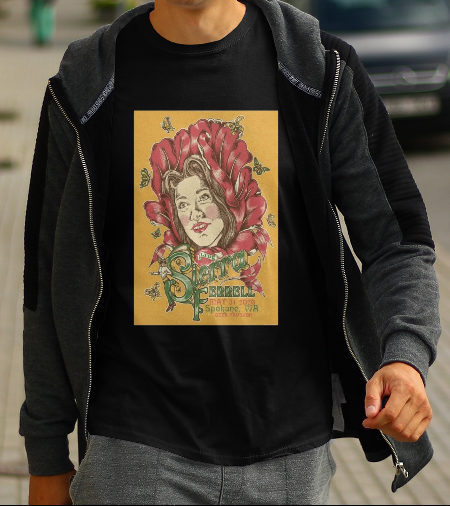 Sierra Ferrell May 31 2026 Spokane WA Gesa Pavilion T-Shirt