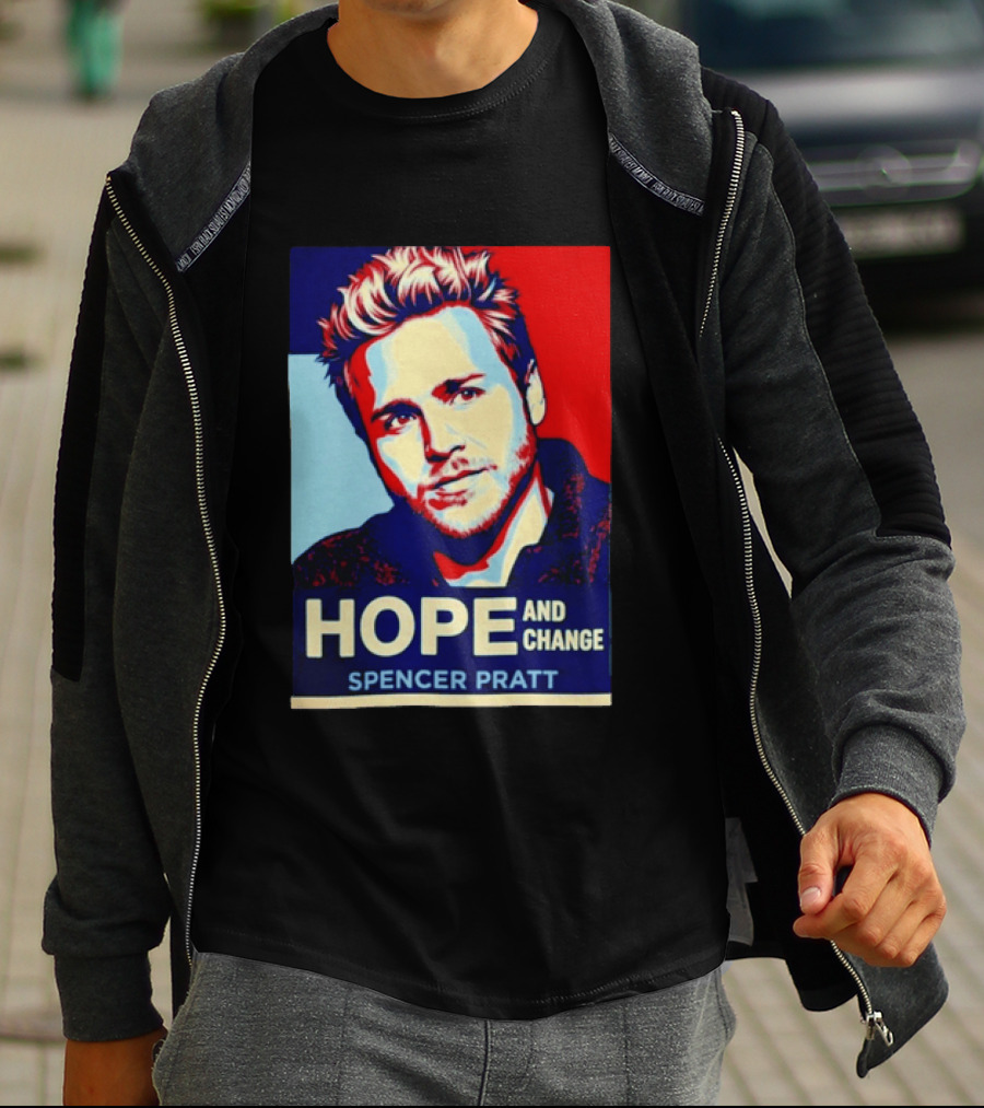 Spencer Pratt Hope And Change Iconic Pop T-Shirt