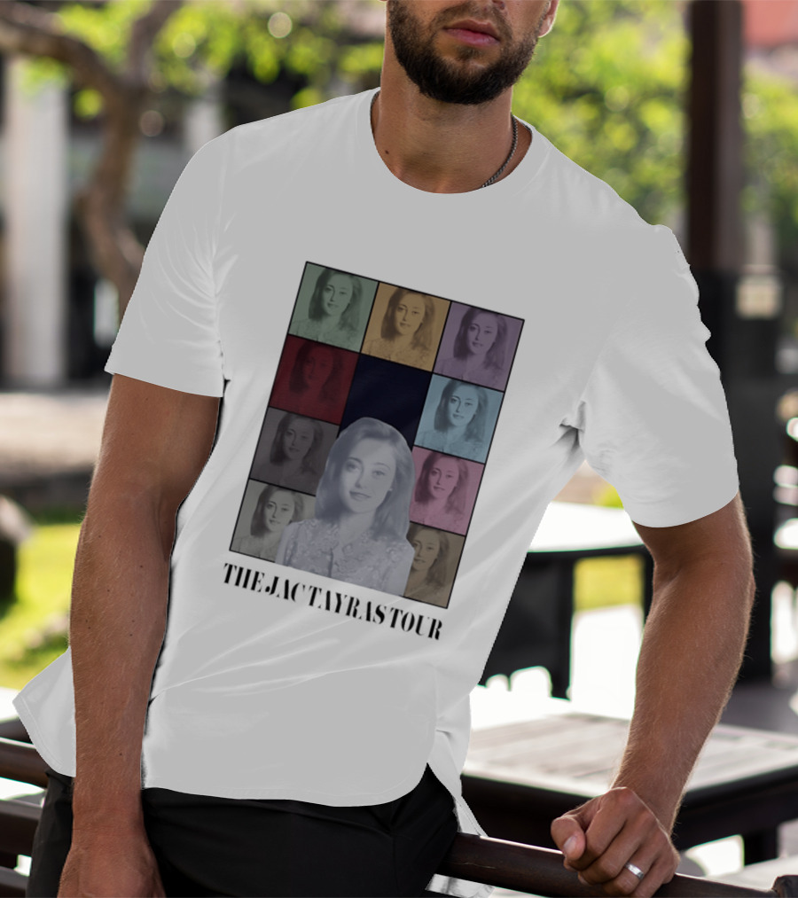 The Jactayras Tour Pop Art Style Multicolor Portrait Collage T-Shirt