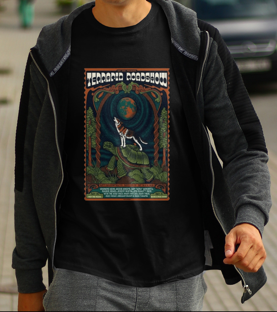 Terrapin Roadshow Monte Rio May 30 31 2026 Featuring Greene Leah Jackie Greene And More T-Shirt