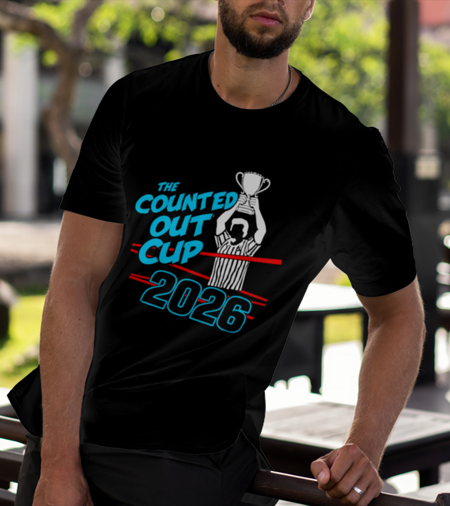 The Counted Out Cup 2026 Trophy Celebration T-Shirt