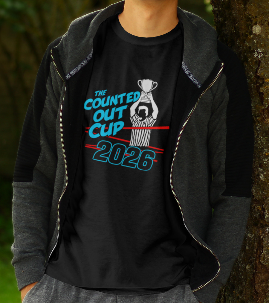 The Counted Out Cup 2026 Trophy Celebration T-Shirt