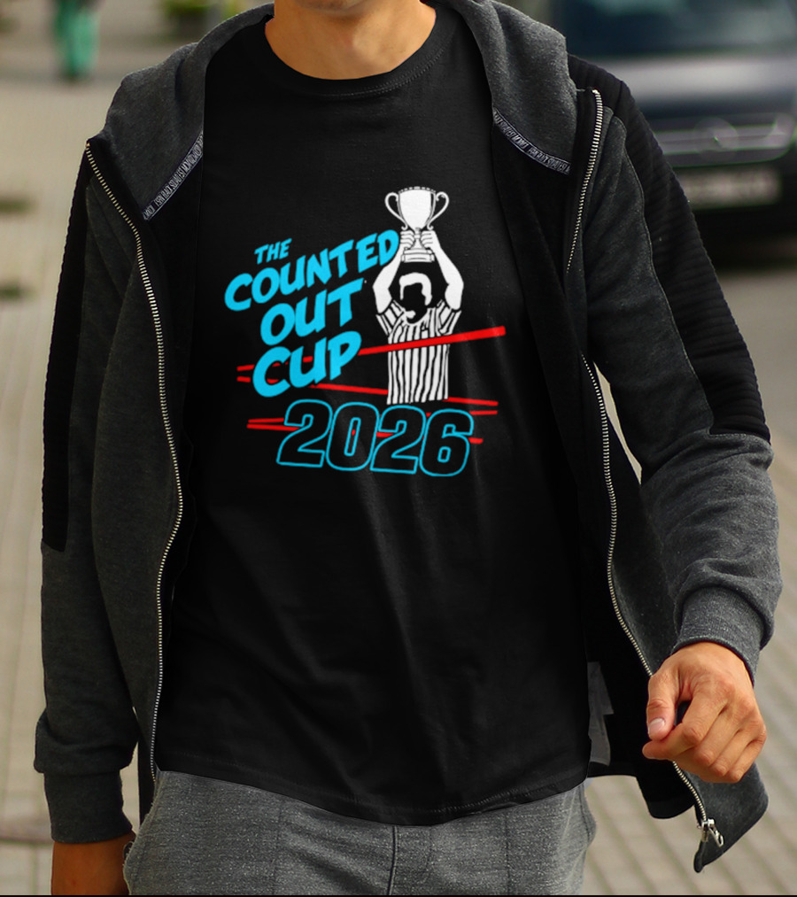 The Counted Out Cup 2026 Trophy Celebration T-Shirt