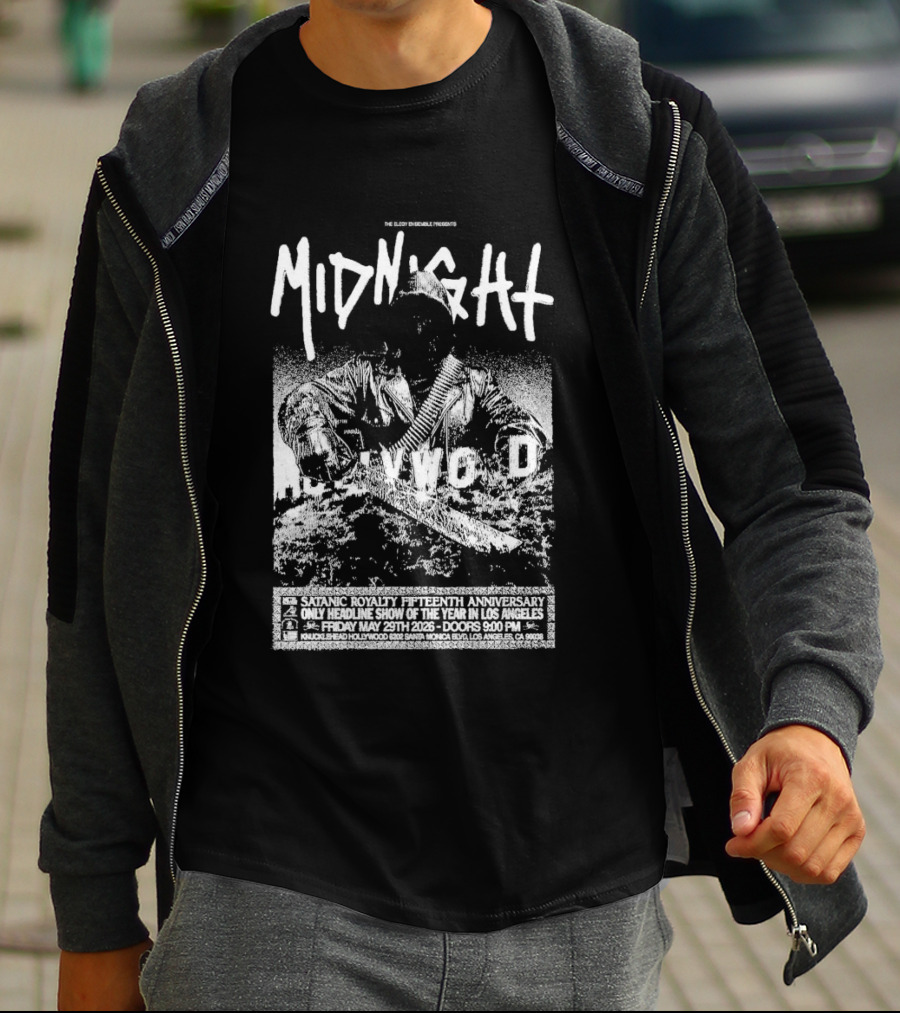 Midnight Los Angeles May 29 2026 Tour T-Shirt