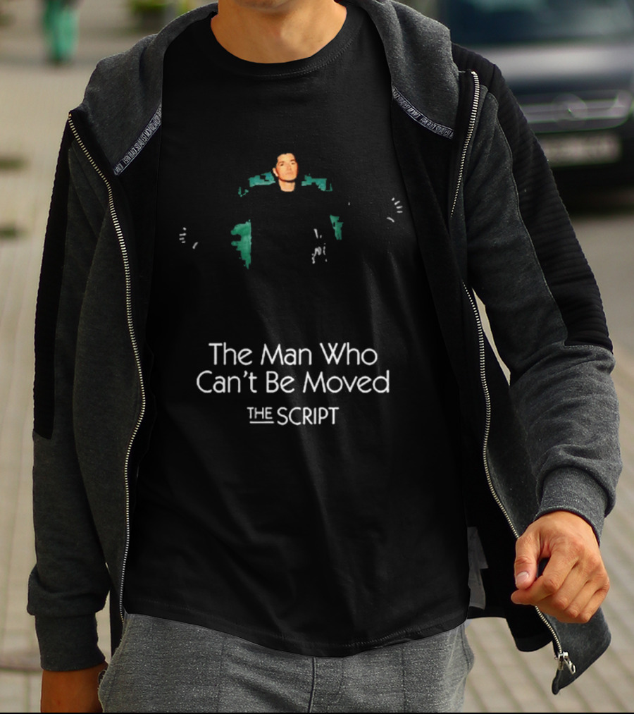 The Man Who Can't Be Moved The Script Photo T-Shirt