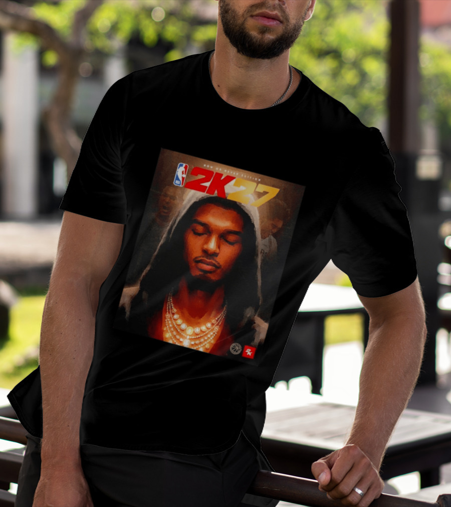 NBA 2K27 Now Or Never Edition Wemby Castle Harper T-Shirt