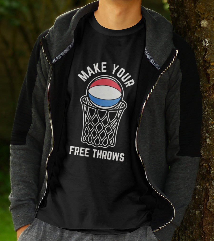 Make Your Free Throws Pepsi Basketball T-Shirt