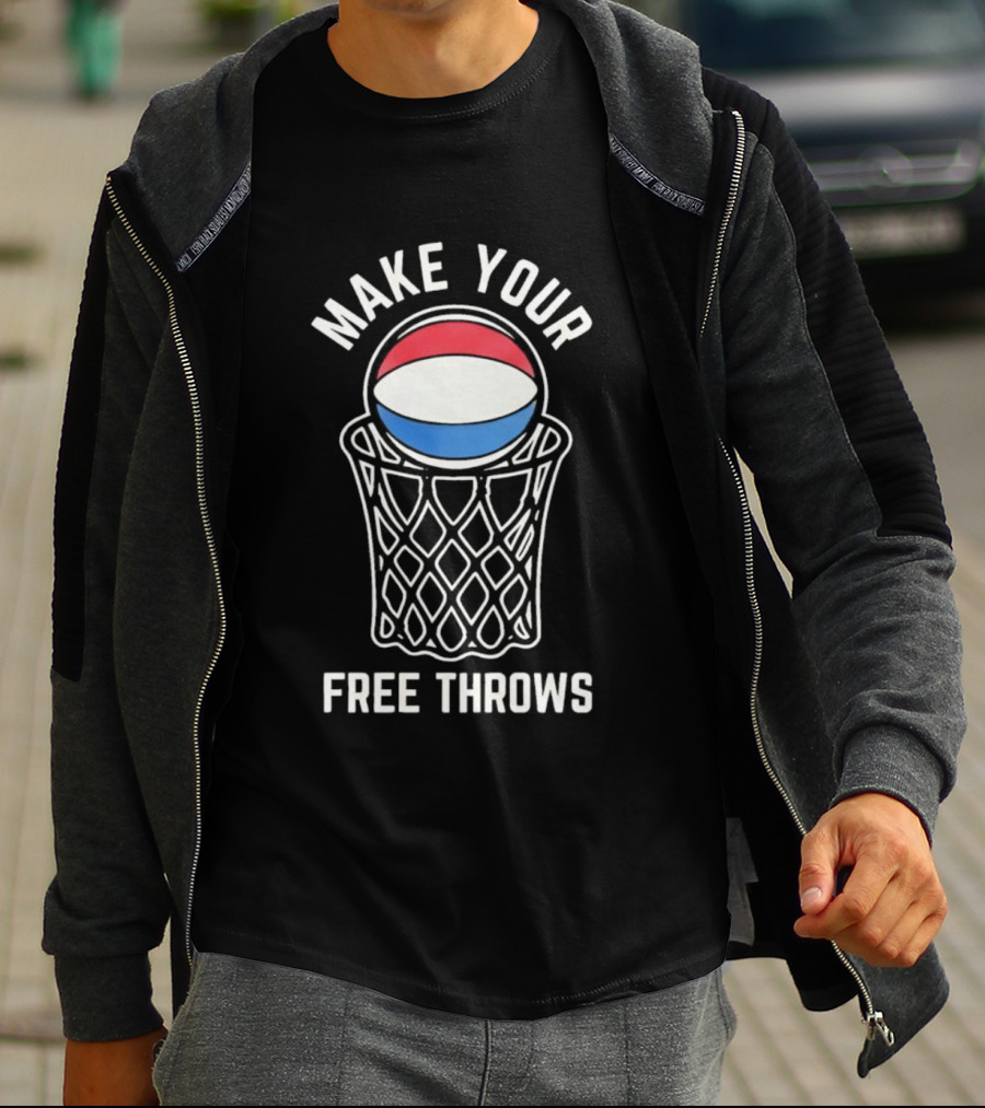 Make Your Free Throws Pepsi Basketball T-Shirt
