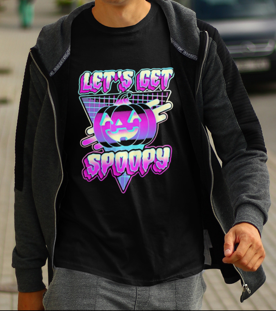 Let's Get Spoopy Halloween Pumpkin T-Shirt