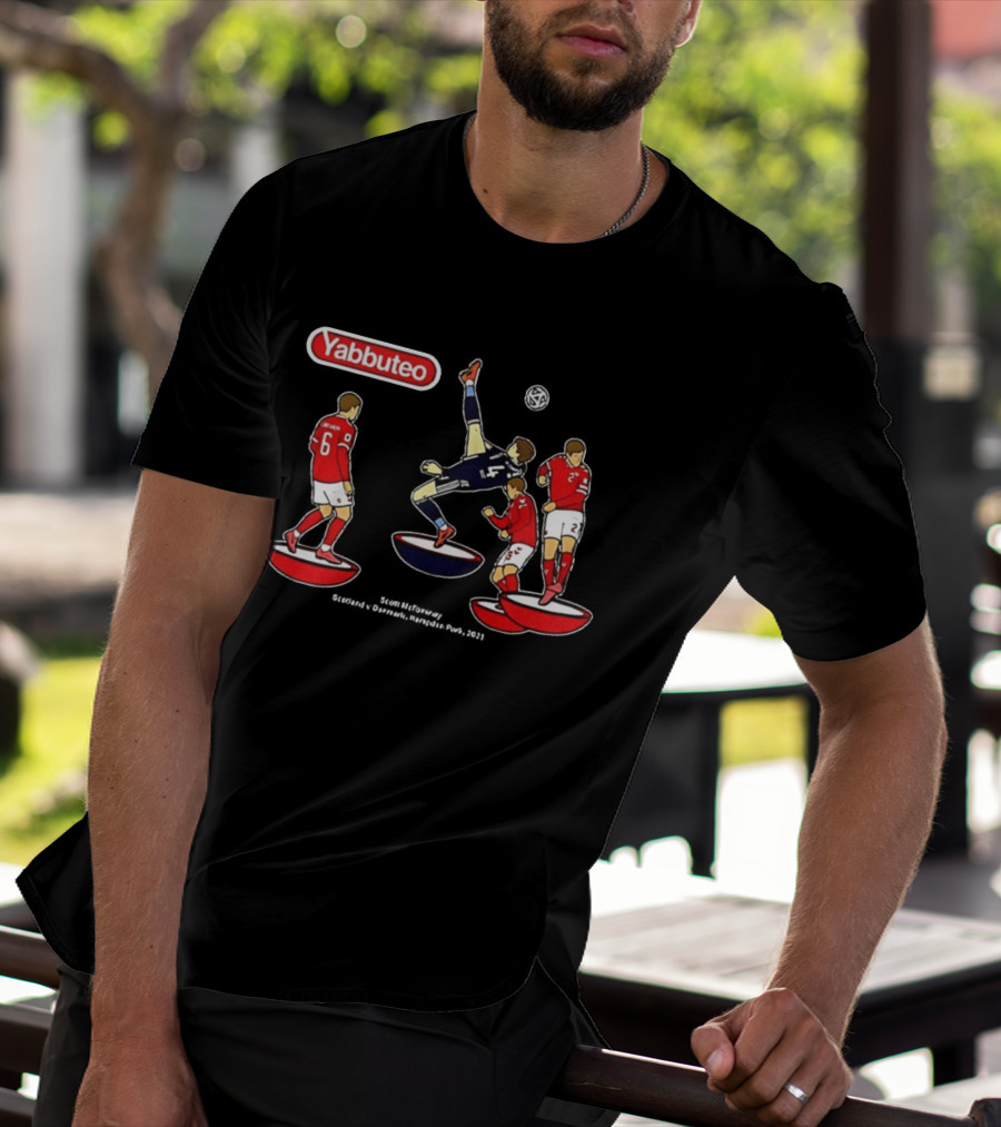 Yabbuteo Scotland FC McTominay Bicycle Kick T-Shirt