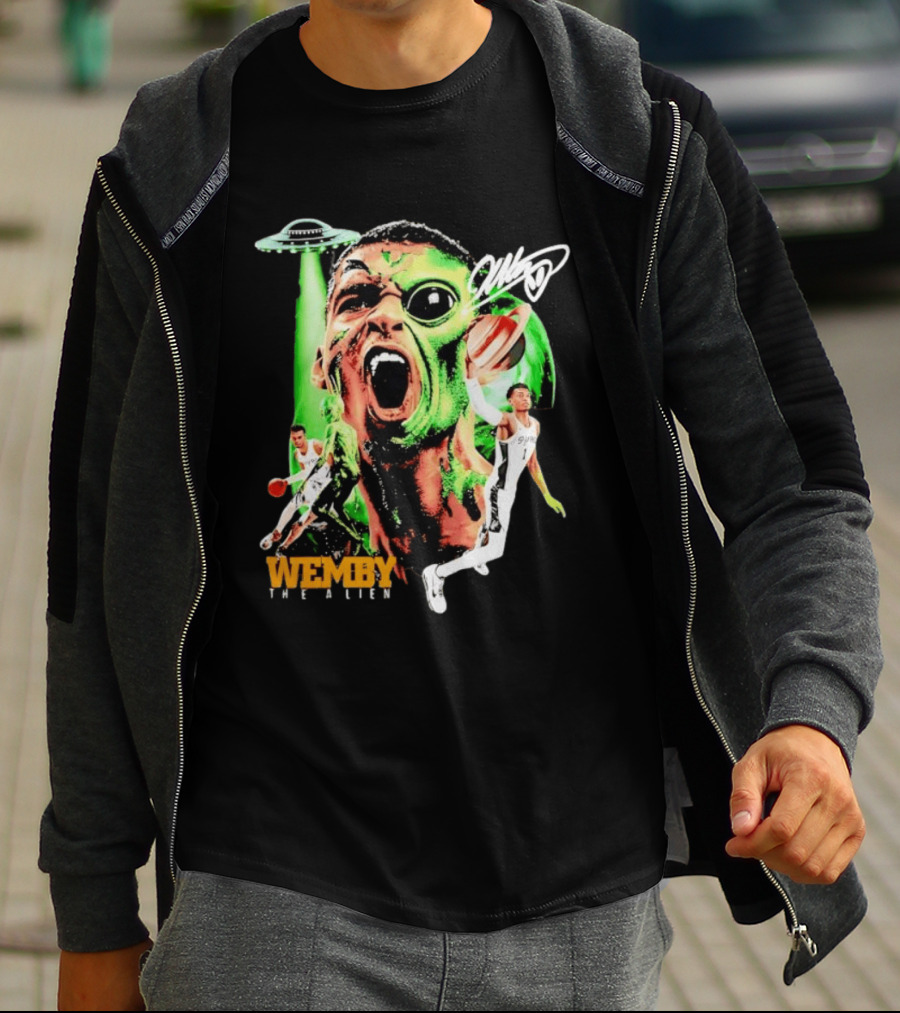 Wemby You Alien Victor Wembanyama San Antonio Spurs 2026 T-Shirt