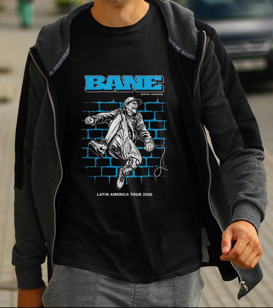Bane Boston Hardcore Latin America Tour 2026 Jumper T-Shirt