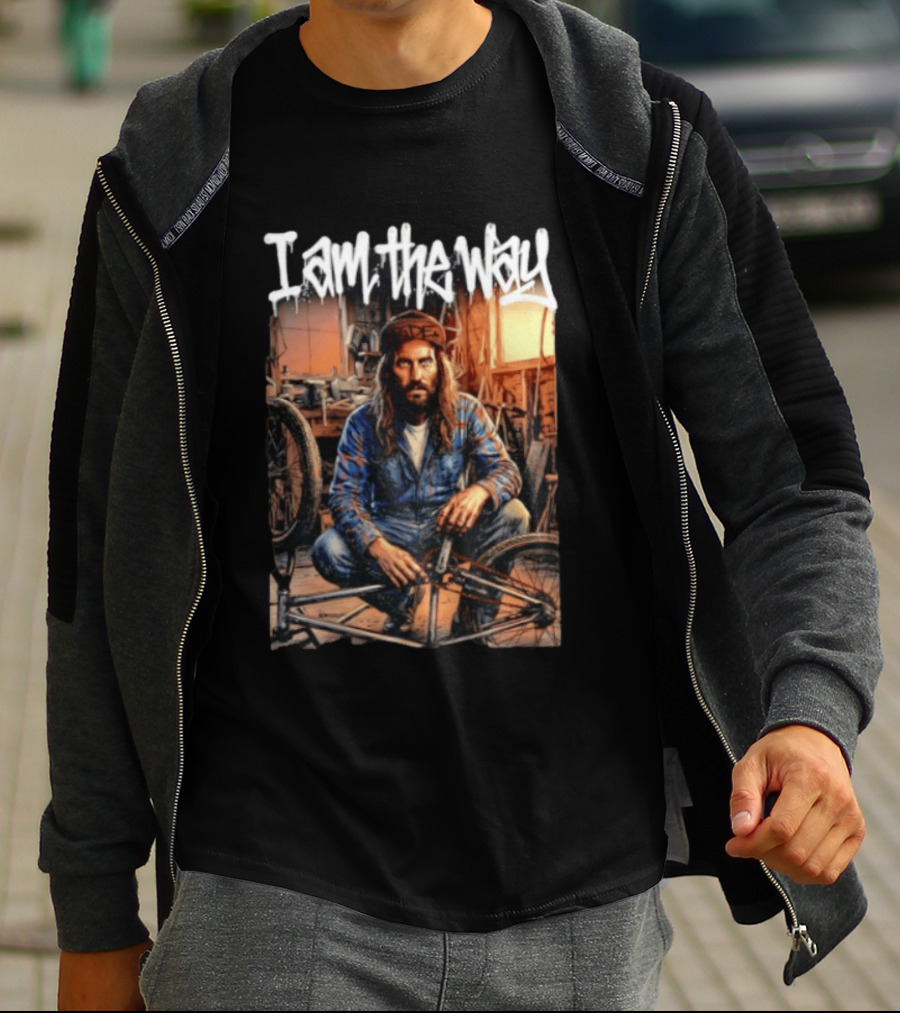 Bicycle Repairman I Am The Way Ride Mechanic Scene T-Shirt