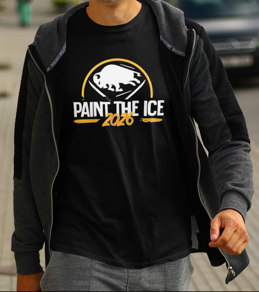 Buffalo Sabres Paint The Ice 2026 T-Shirt