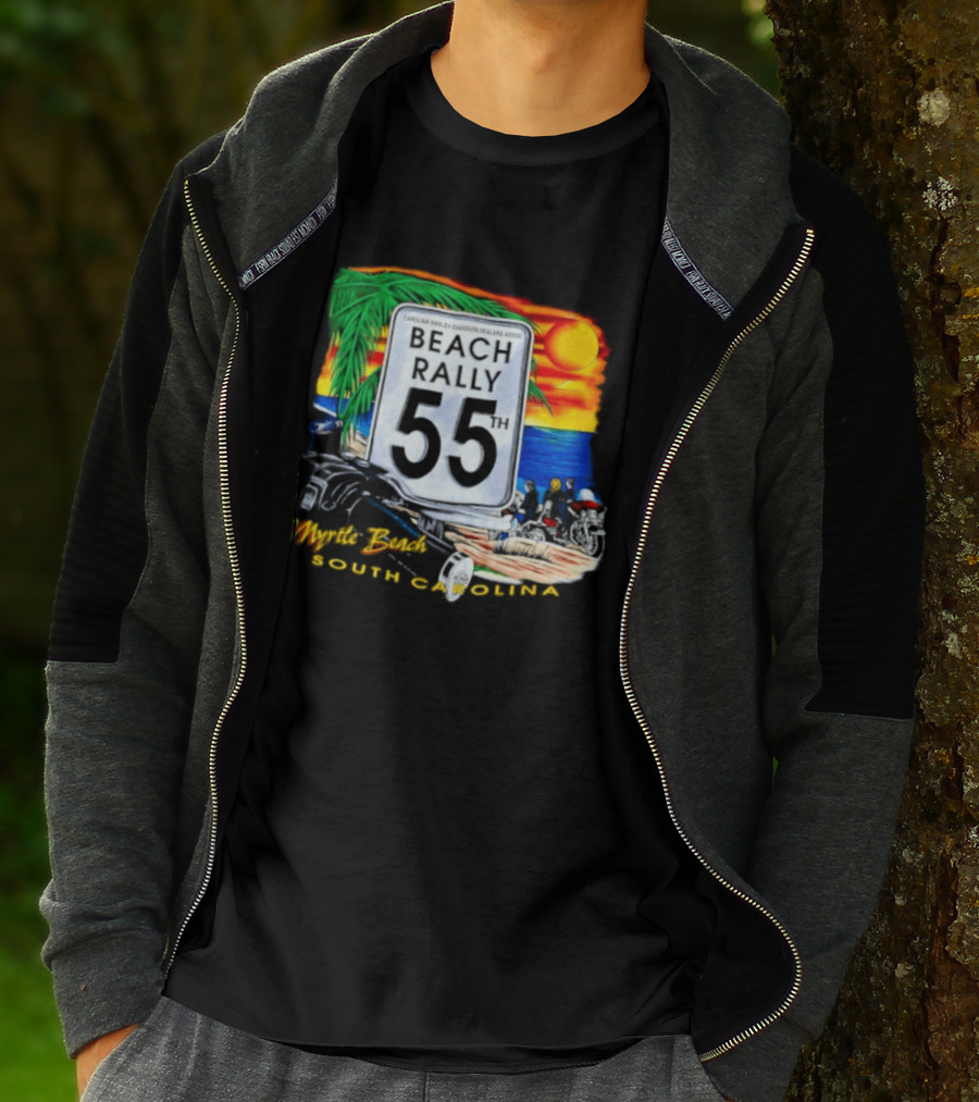 Carolina Harley Davidson Dealers Assoc Beach Rally 55th Myrtle Beach South Carolina T-Shirt