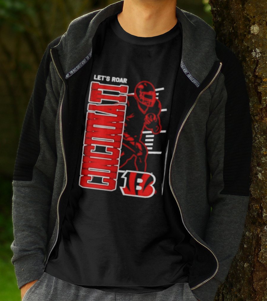 Cincinnati Bengals Football Let's Roar 13 T-Shirt