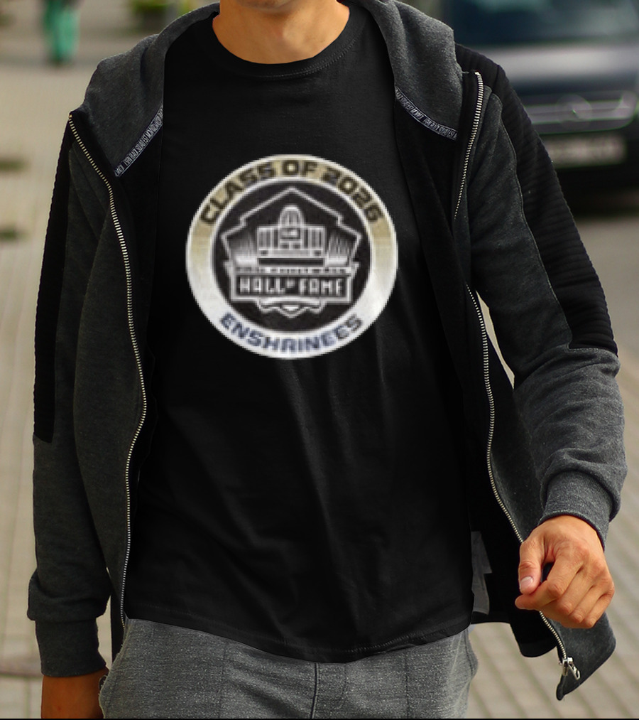 Drew Brees Roger Craig Class Of 2026 Pro Football Hall Of Fame Enshrinees Two Sided T-Shirt