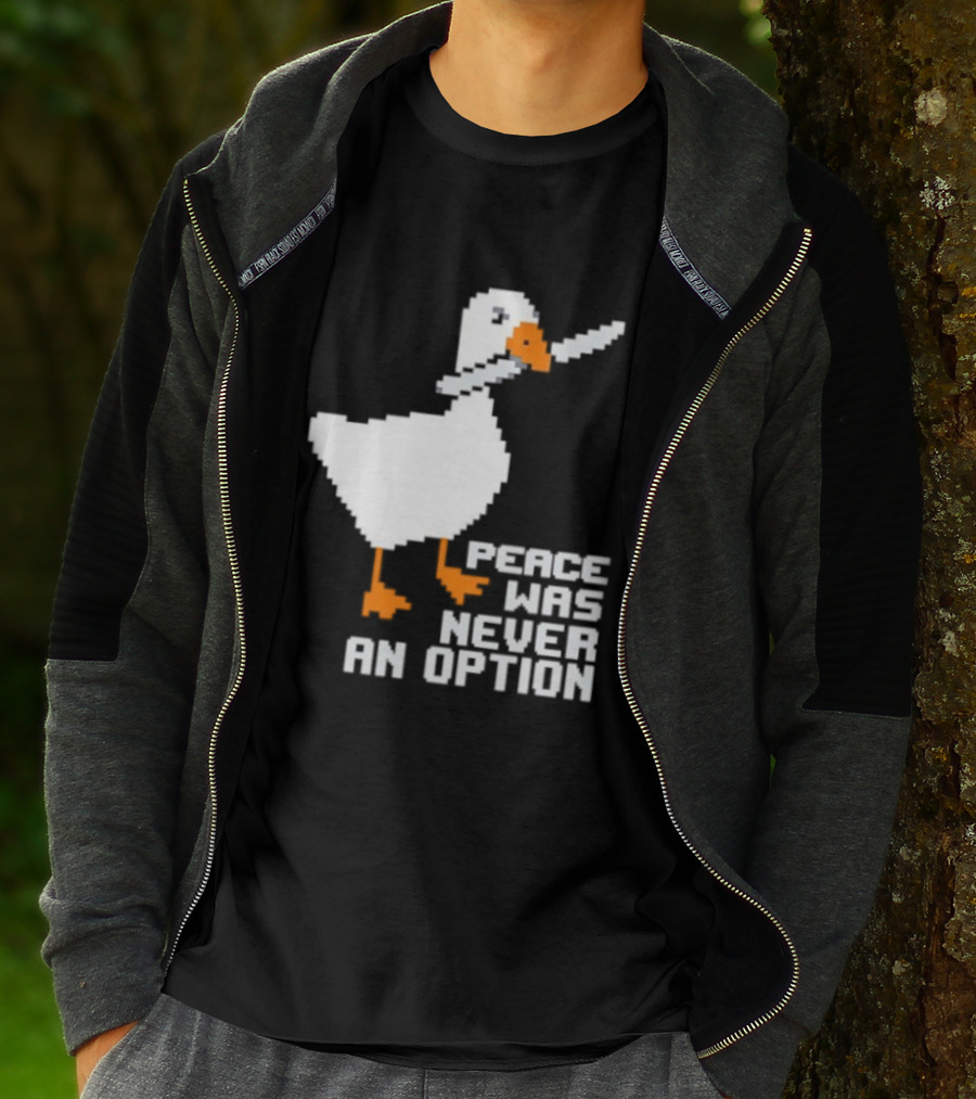 Duck Knife Peace Was Never An Option T-Shirt
