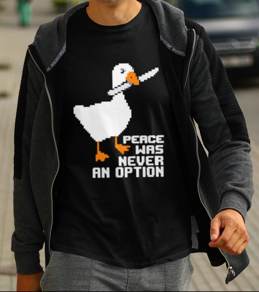 Duck Knife Peace Was Never An Option T-Shirt