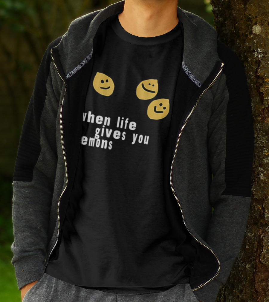 Jesus Lemonade When Life Gives You Lemons Smiley Faces T-Shirt