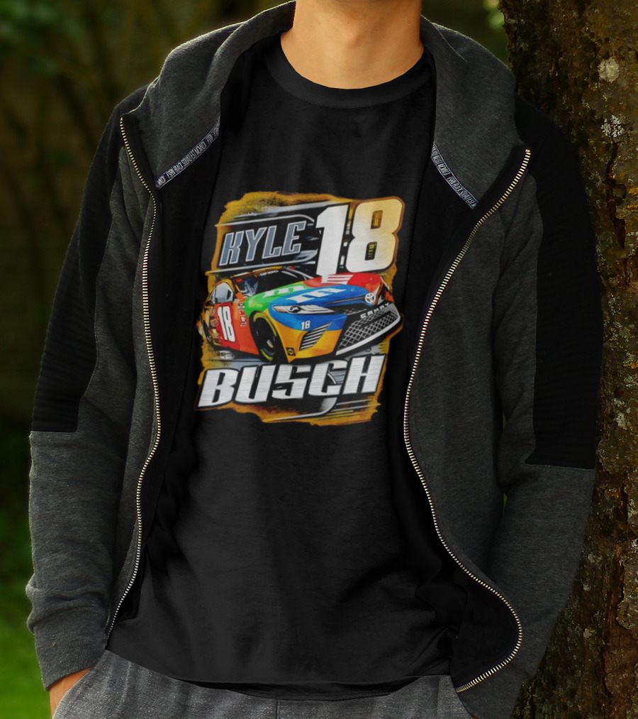 Kyle Busch 18 Toyota Camry Nascar Racing T-Shirt