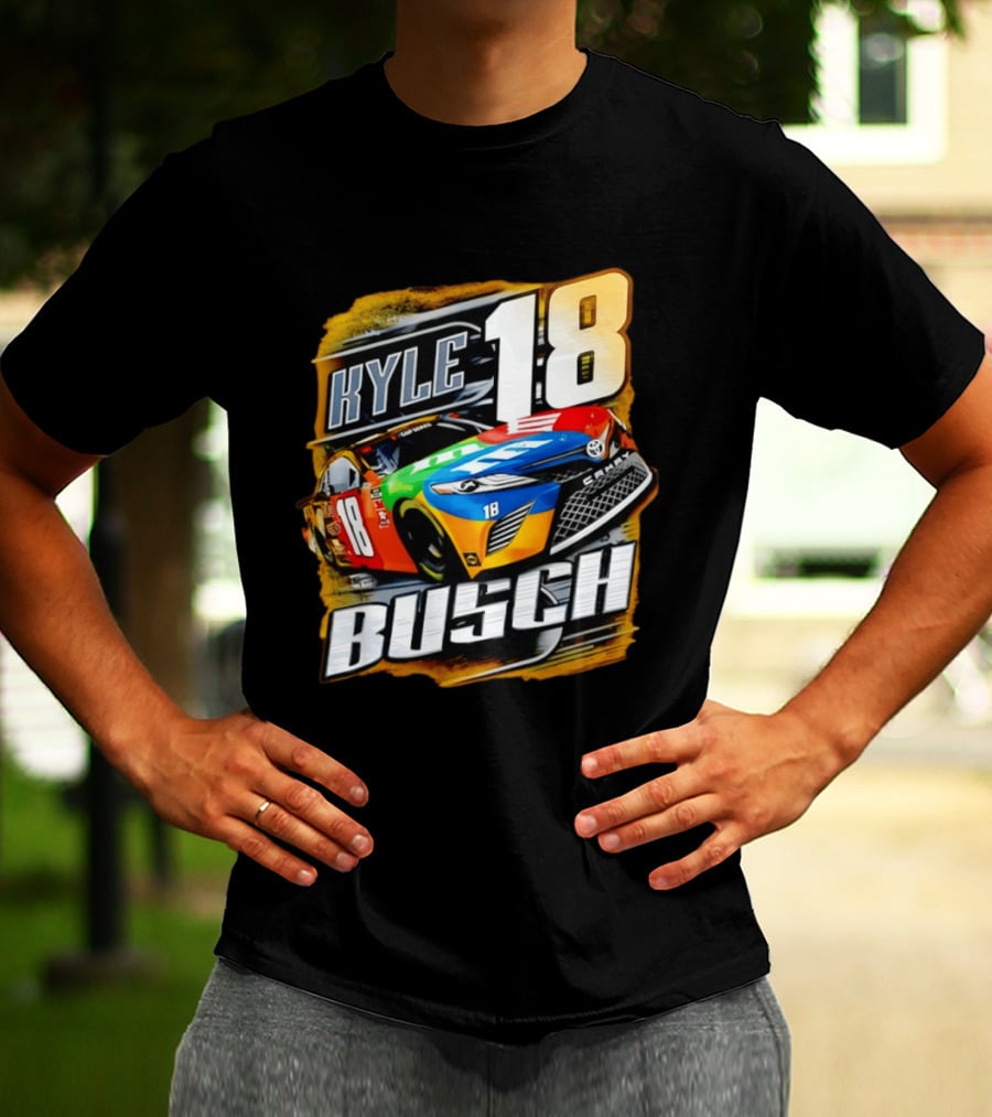 Kyle Busch 18 Toyota Camry Nascar Racing T-Shirt