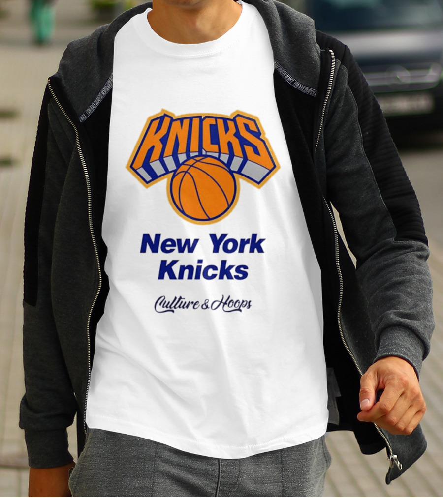 New York Knicks Culture & Hoops Basketball Team T-Shirt