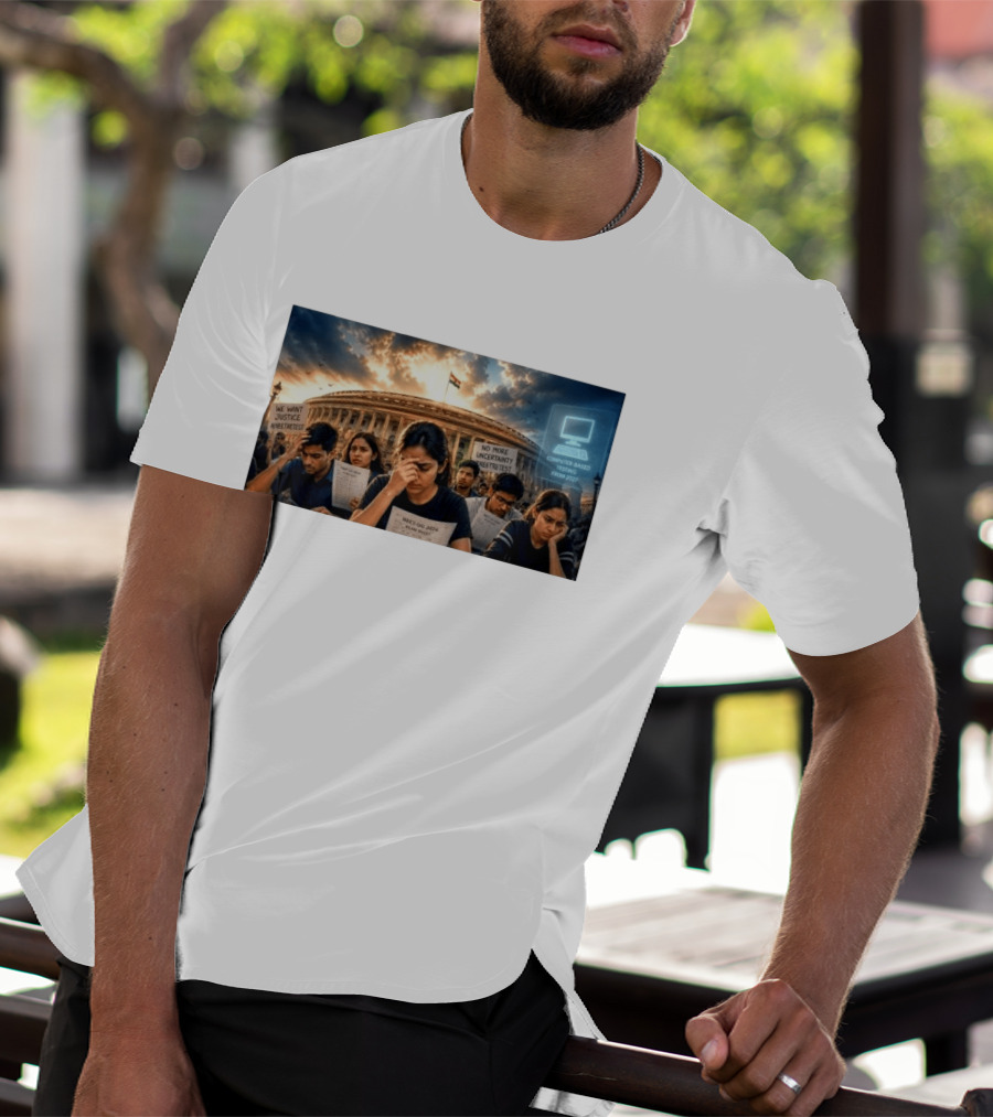 NTA Defends NEET Exam 2021 Retest Before Parliamentary Panel Amid Student Protests T-Shirt