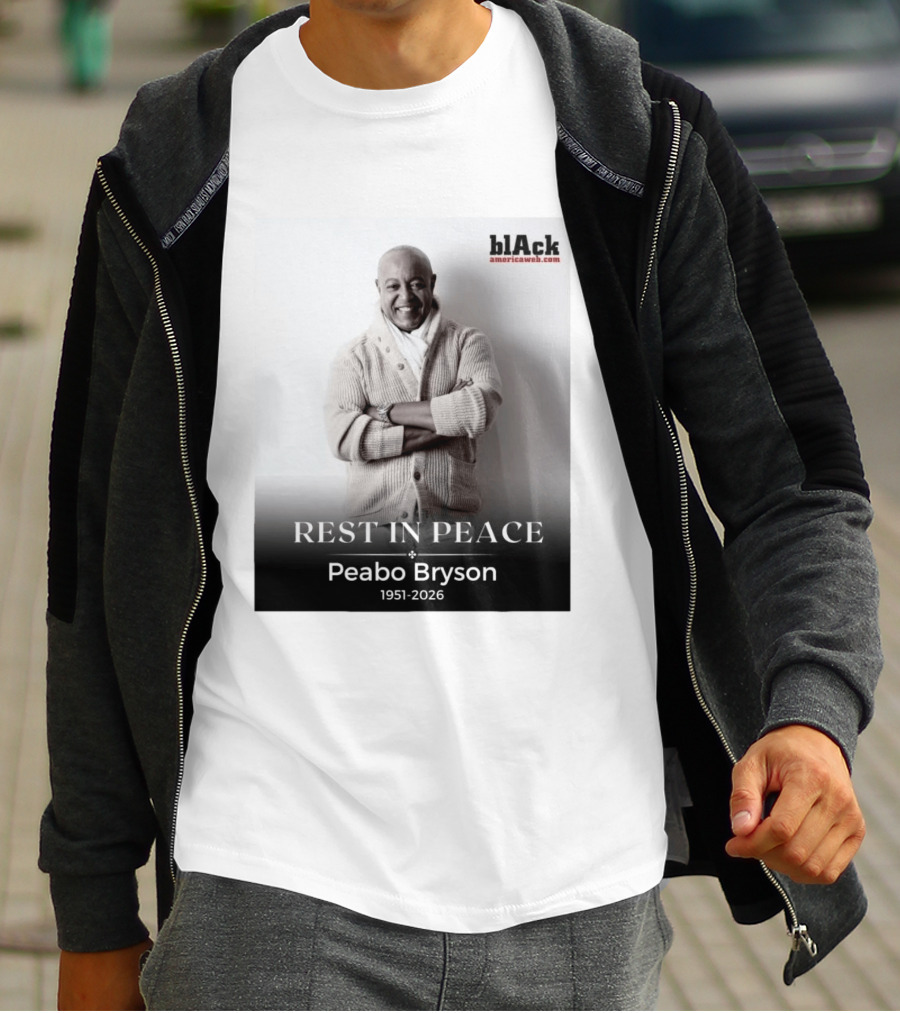 Rest In Peace Peabo Bryson 1951 2026 Singer Songwriter Beautiful Ballads T-Shirt